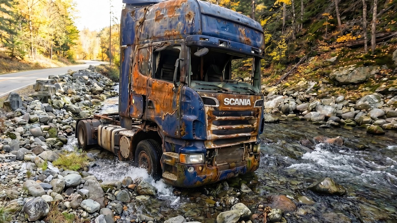 WILL IT RUN? Abandoned Rusty SCANIA R500 V8 Tractor Truck - Full Restoration to NEW! (ASMR)