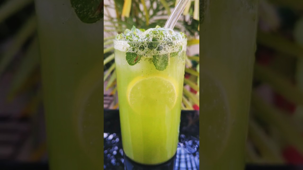 “Lemon Mint FIZz–Most Refreshing Drink! 🍋🌿”✨