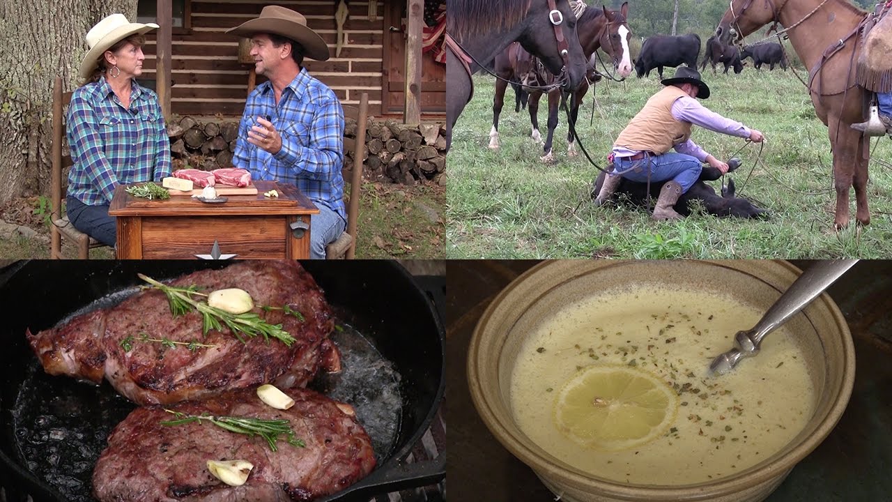 Riding with Cowboys, Greek Chicken Lemon Rice Soup & The BEST Steak You'll Ever Make (Episode #375)