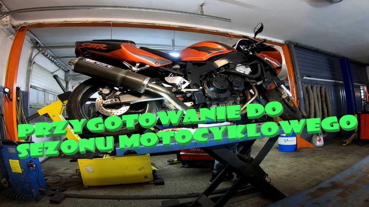 PRZYGOTOWANIE DO SEZONU MOTOCYKLOWEGO REWIZJA MOTOCYKLA HONDA CBR 900RR DOLJORES PRZEGLĄD MOTOCYKLA