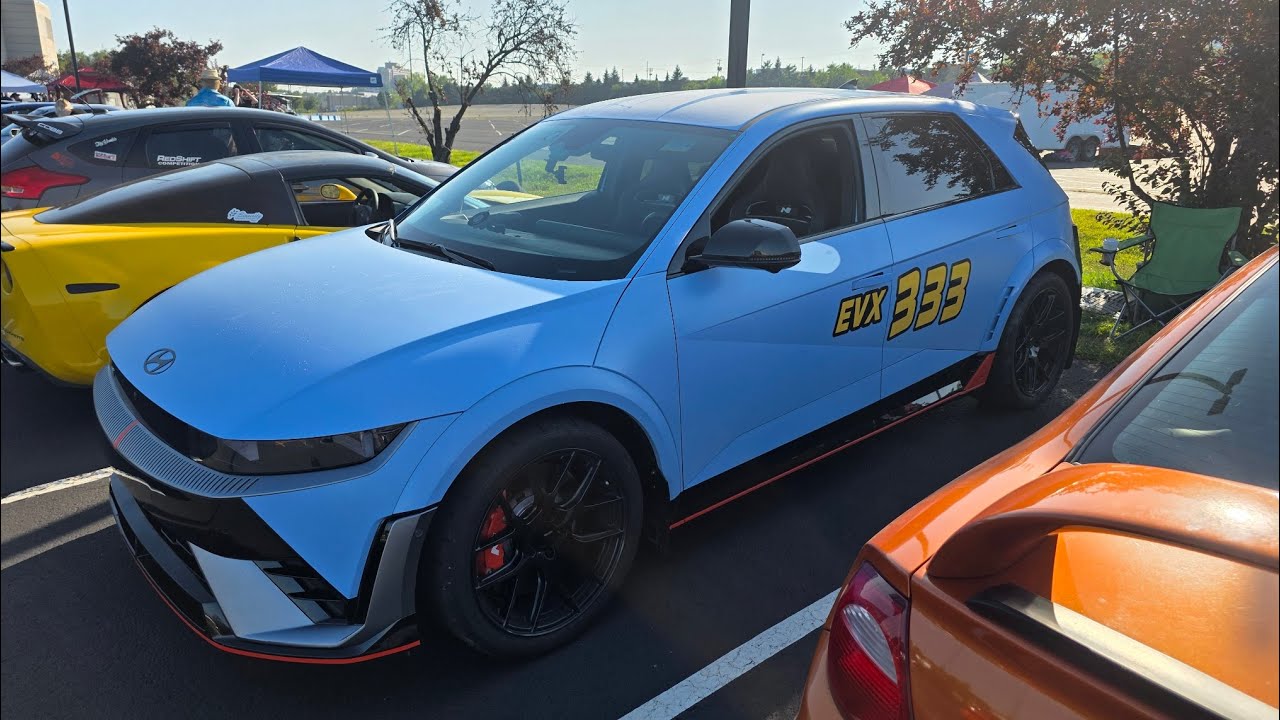 NEPA SCCA 2025 Event #8 Autocross - Hyundai IONIQ 5N Best Run - Mohegan Sun Arena