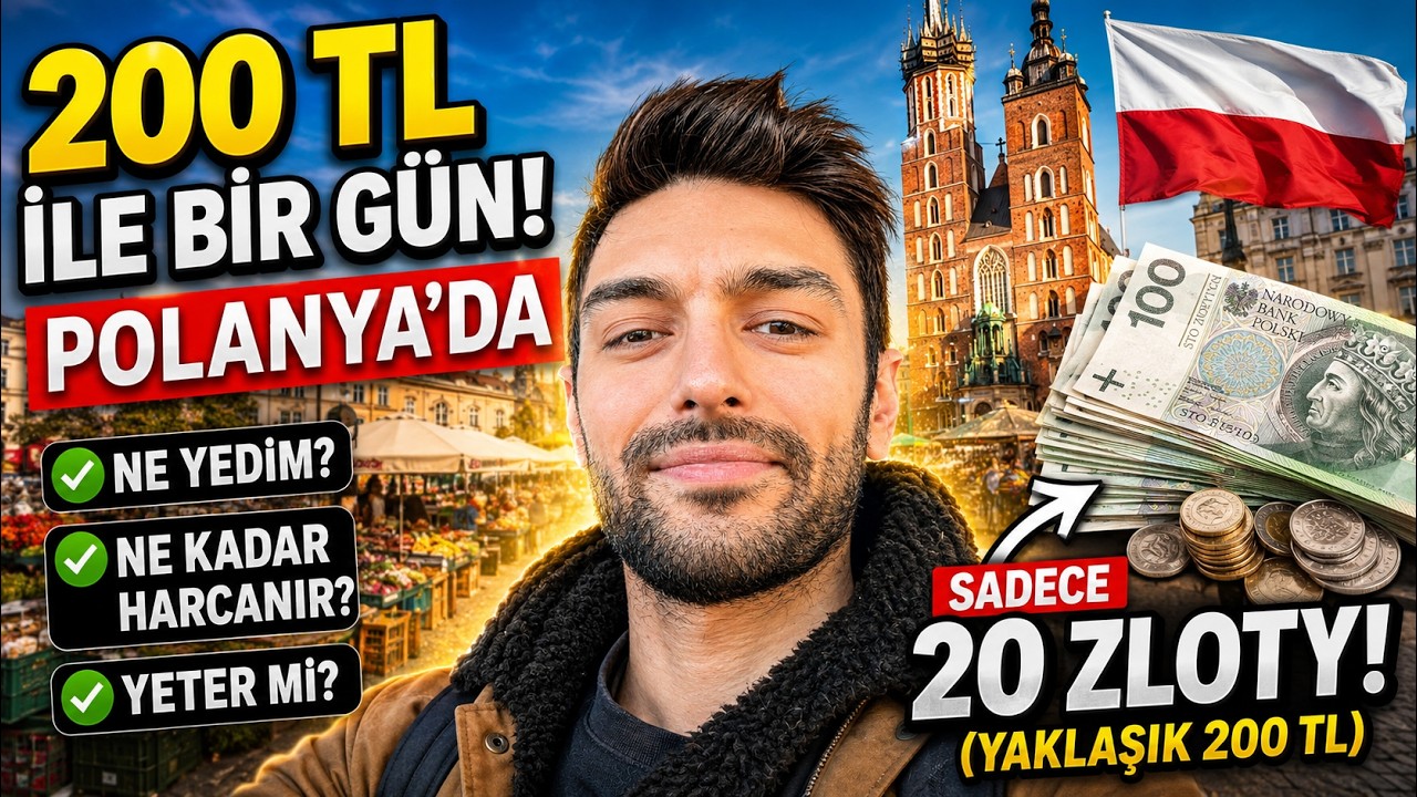 POLONYA'DA 200 TL İLE 1 G&Uuml;N GE&Ccedil;İRMEK! (SON PARAMLA RİSK ALDIM)