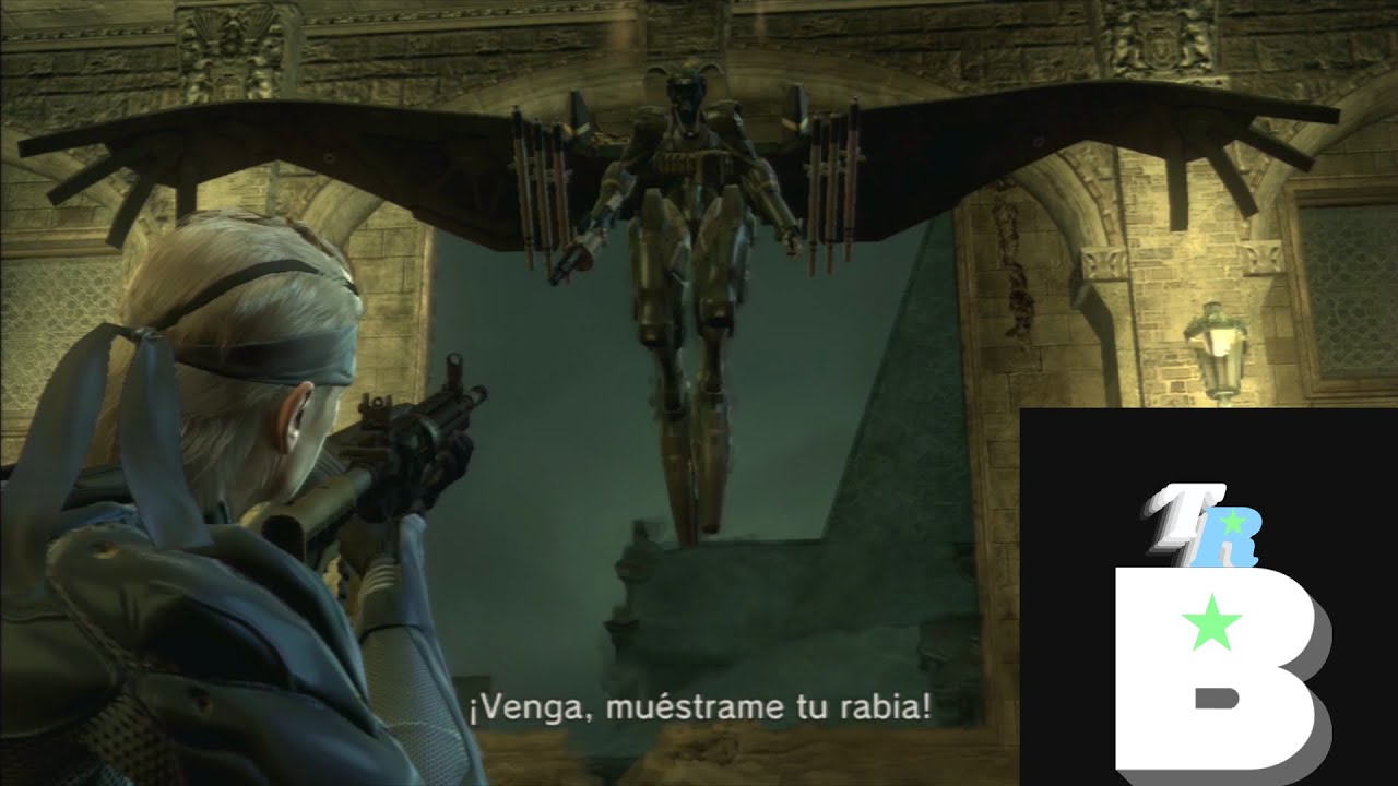 Old Snake vs Raging Raven, Metal Gear Solid 4 Guns of the Patriot. (PS3)