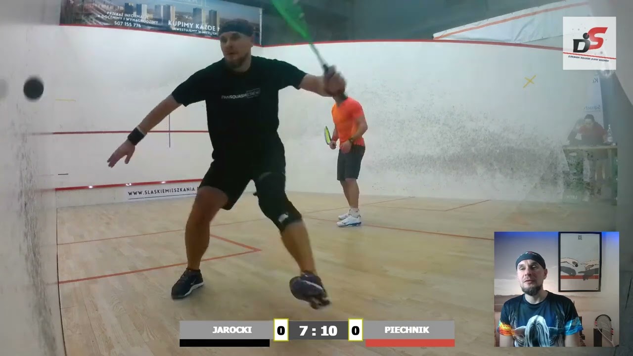 Śląski Squash Open III | vol. 7 Squash OK | B3 Jarocki vs Piechnik (analiza meczu)