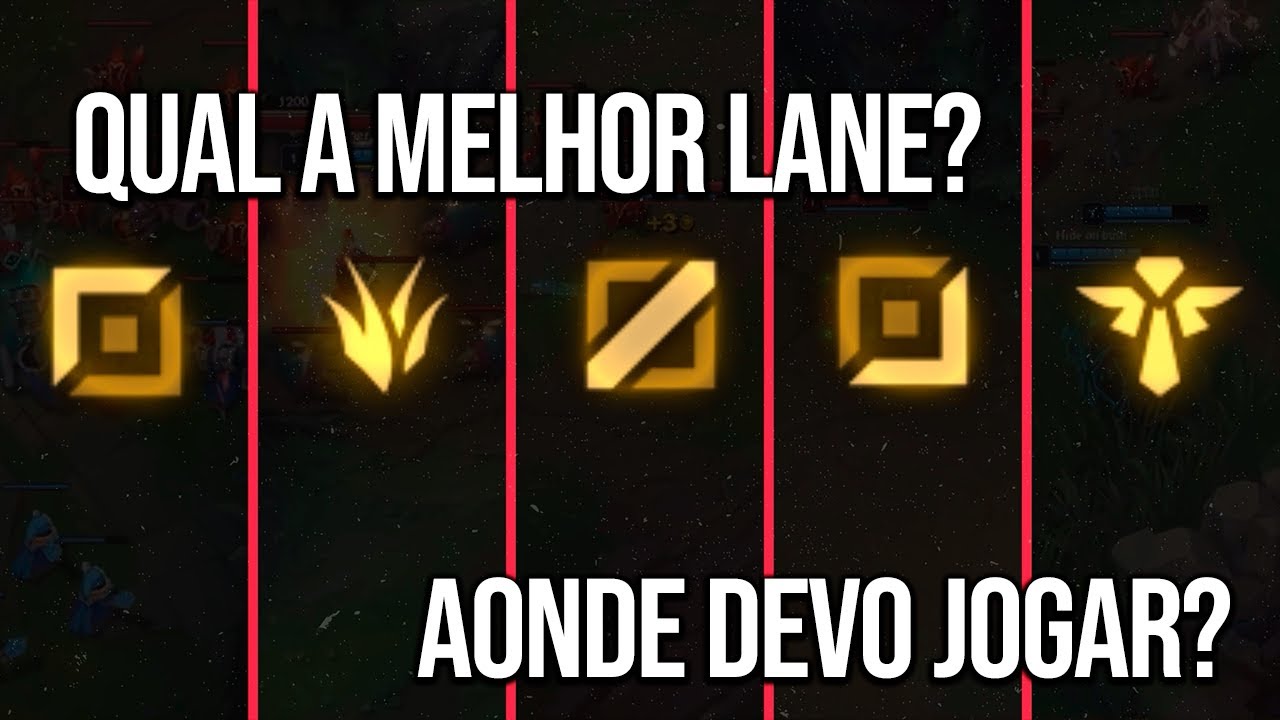 Qual a melhor lane para mim? Como escolher minha lane no lol?