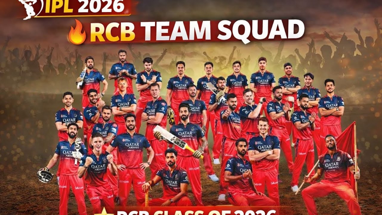 RCB Team Squad | 2026 | Playing 11 Squad | Virat kohli | #rcb  #cricket #ipl  #highlights #ipl2026 