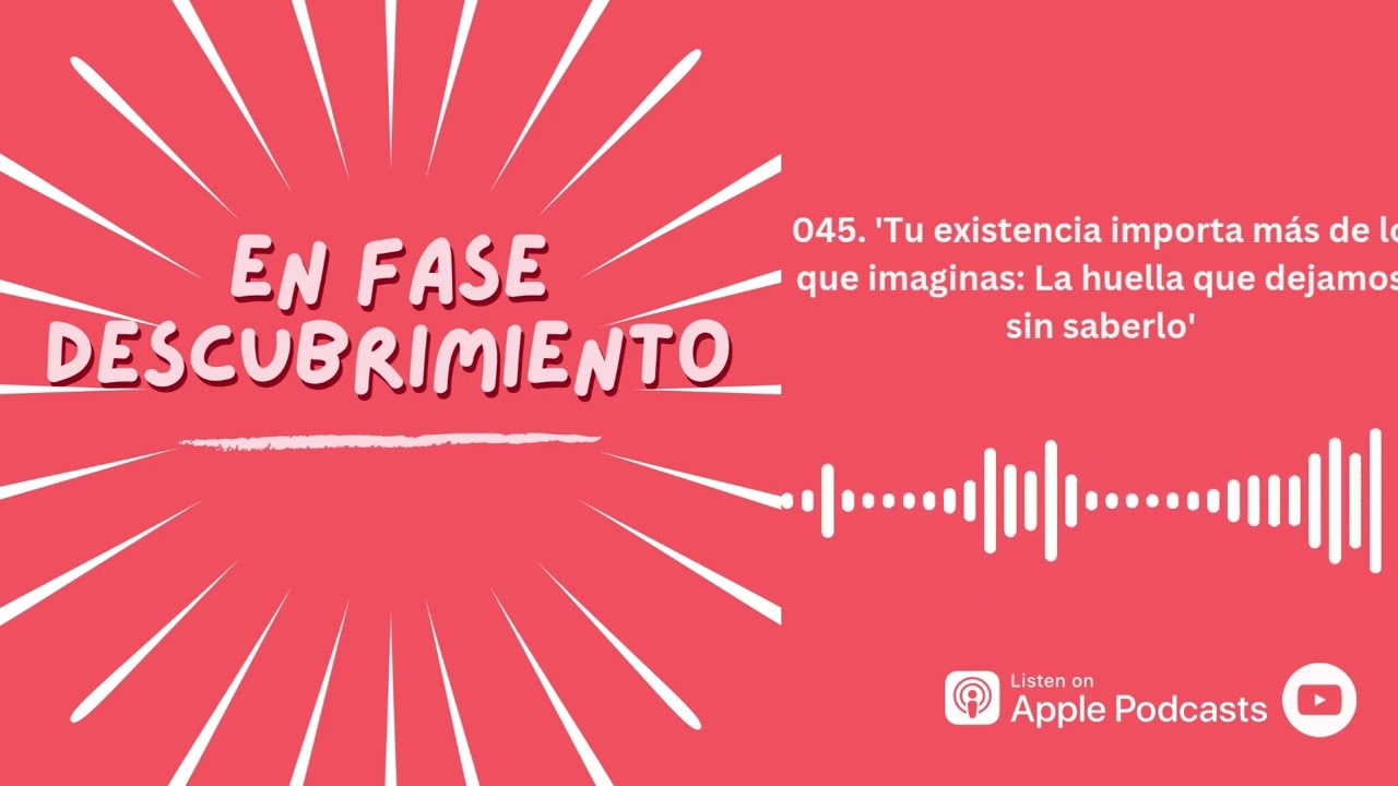 'Tu existencia importa más de lo que imaginas: La huella que dejamos sin saberlo'
