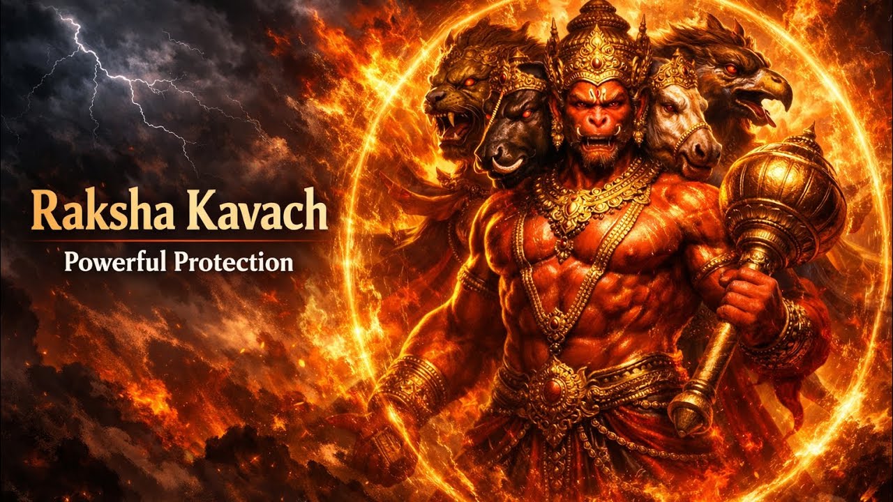 Remove your negative energy| Panchamukhi Hanuman Raksha Kavach | Ultimate Divine Protection