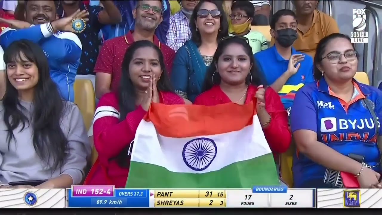 Rishabh Pant 50(31) vs srilanka test match 2022 ball by ball