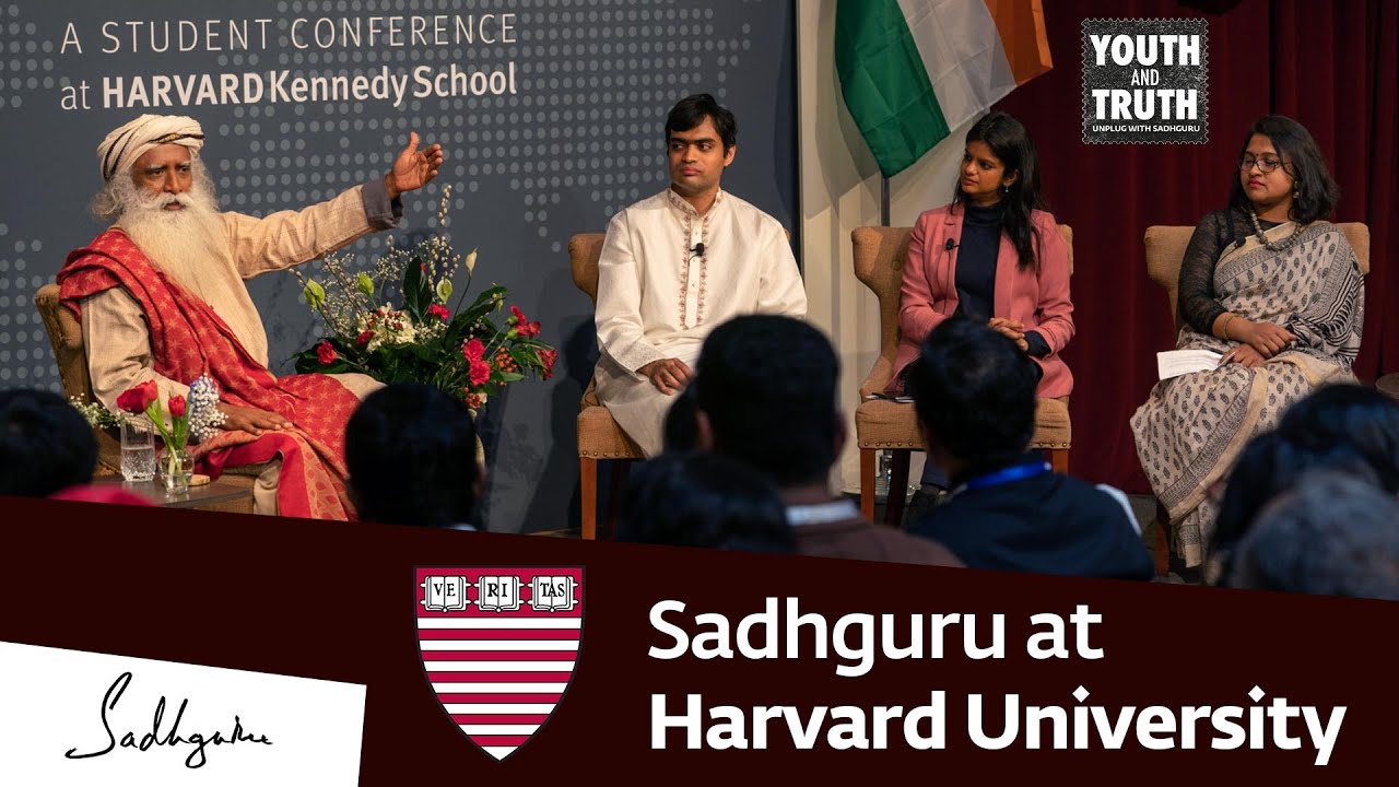 Sadhguru at Harvard University &ndash; Youth and Truth, Feb 17, 2019