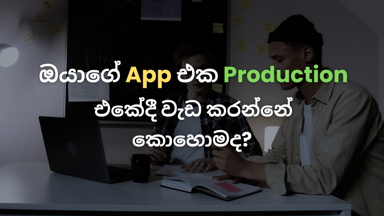 How your software application functions in the production
