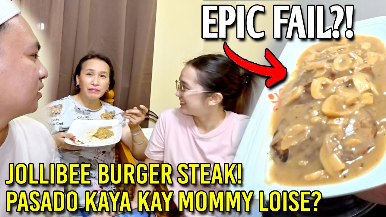 MOMMY LOISE, DISMAYADO SA LUTO NI  BOSS DAVE?! | JOLLIBEE BURGER STEAK