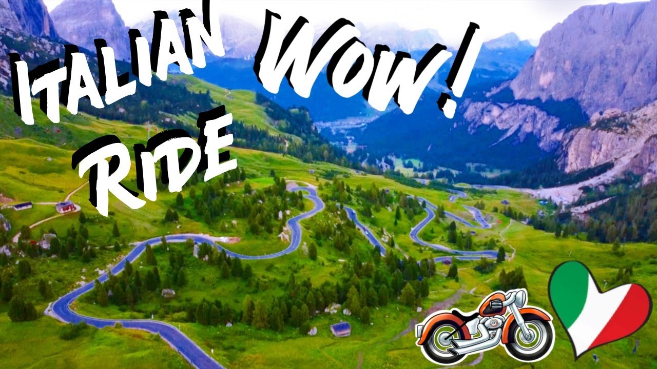 Italy's INCREDIBLE Gardena & Sella Pass - Harley Davidson touring through the Dolomites (Ep13 Pt1)