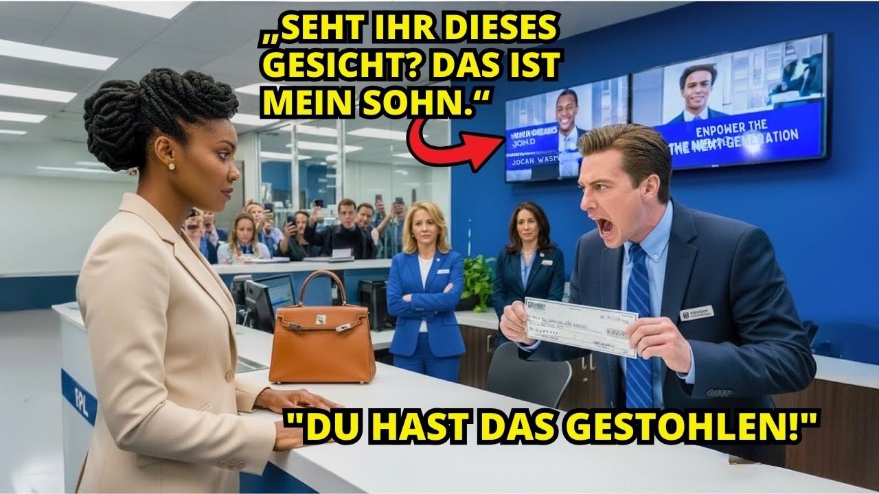 Kassiererin zerreißt den Scheck einer schwarzenMinuten später kauft deren Milliardenfirma die Bank.