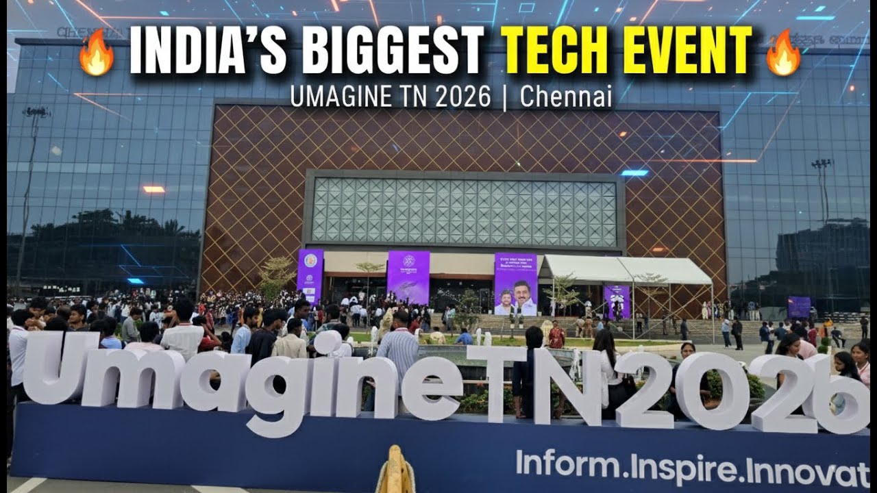 Umagine TN 2026 🚀 | India’s Biggest Tech Event at Chennai Trade Centre