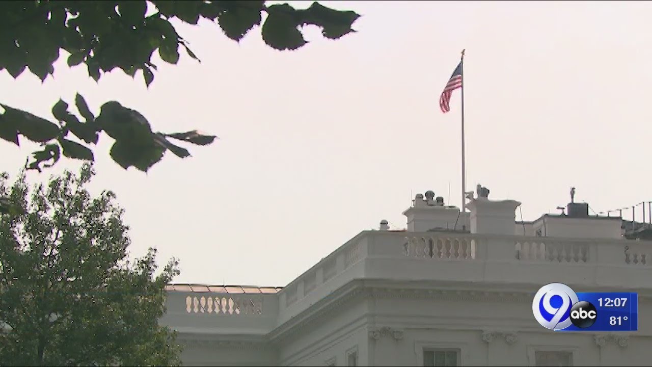 White House flag at full staff once again