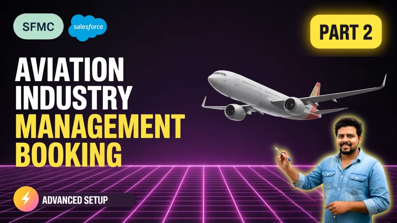 Advanced SFMC Project 🔥 Aviation Booking System Part 2 | AMPscript + Real Email Personalization