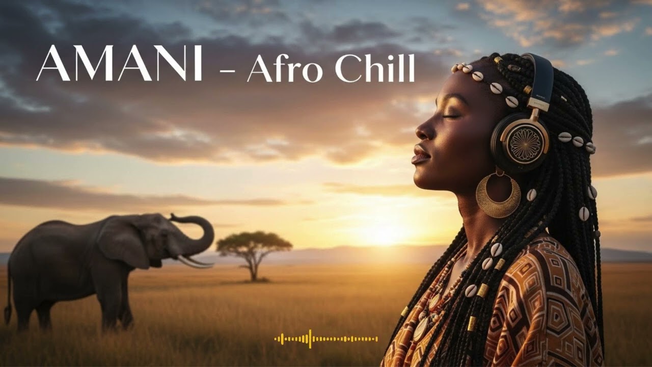 Afro Chill Background Music 🎶 AMANI | Deep Focus, Relax & Soothing Female Vocals
