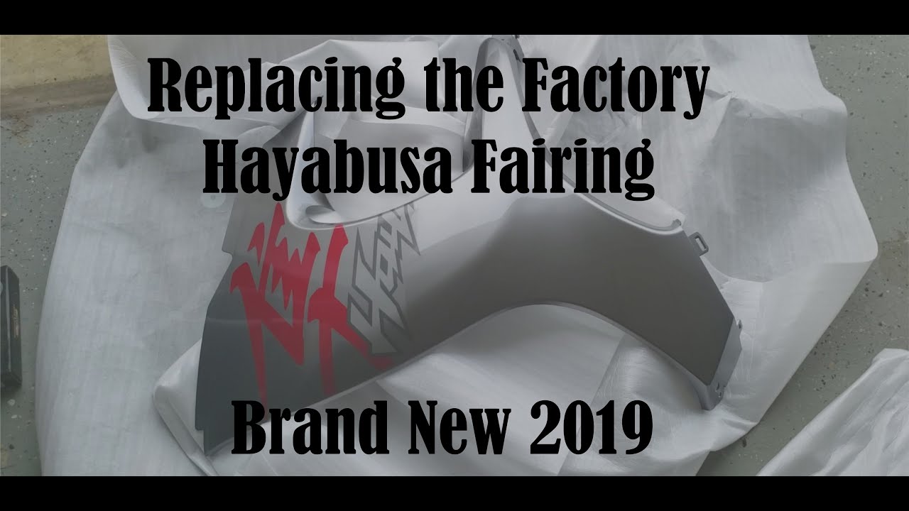 How to install New Fairings and Stator cover on a Gen 2  Suzuki Hayabusa.