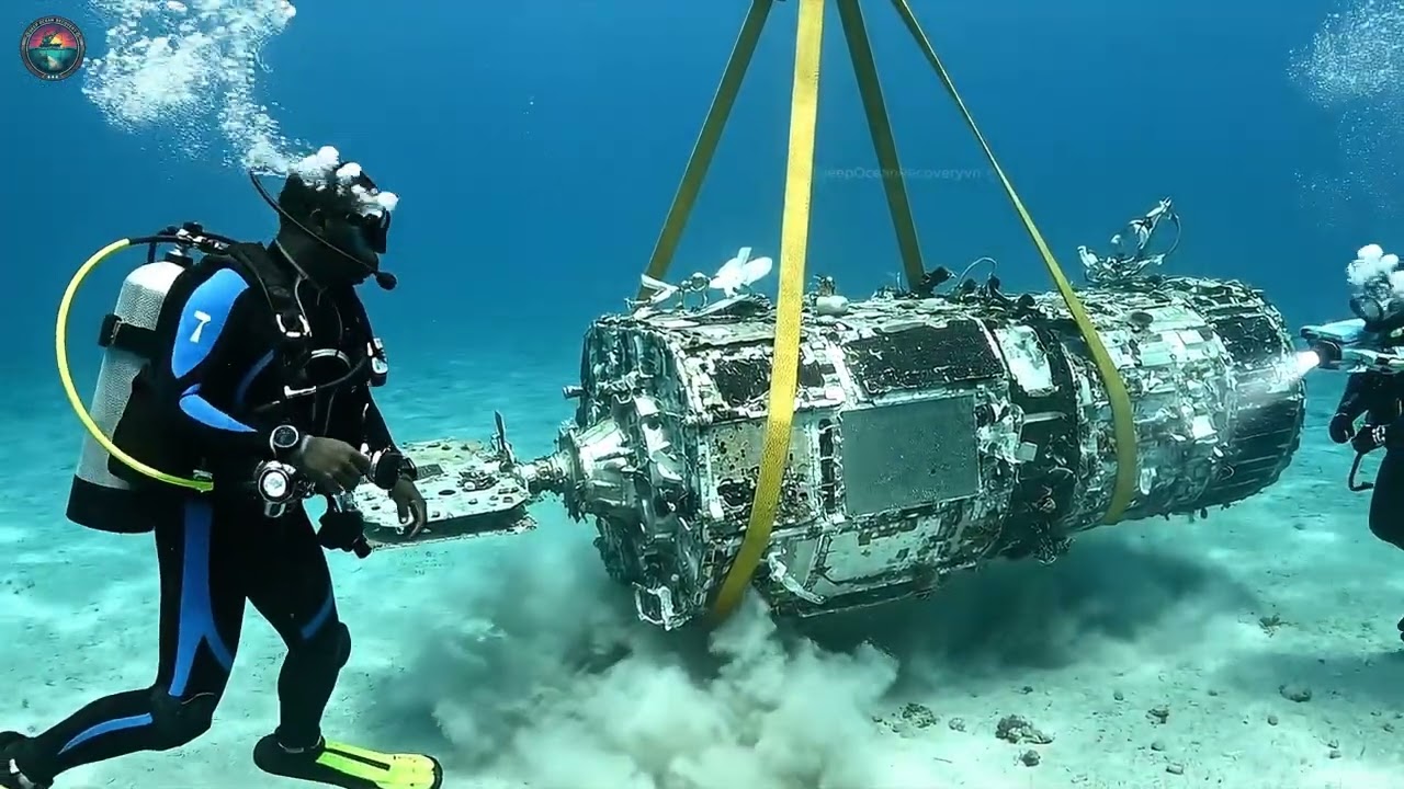 Deep Sea Mission: Recovering Sunken Satellite Parts from the Abyss