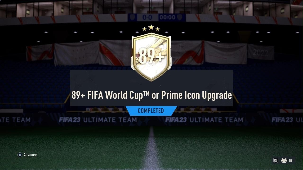 FIFA 23 89+ WORLD CUP OR PRIME ICON UPGRADE