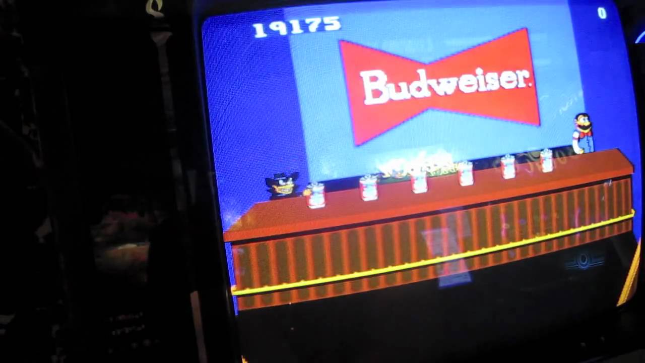 Tapper Arcade Game Video Review - MCR High-Score Save Battery