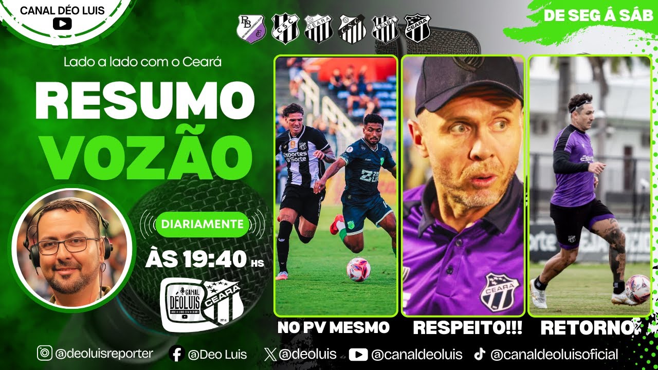 🚨🔥RESUMO VOZÃO! 🎯🏁COPA DO BRASIL PARA O VOZÃO! 📣🎤DOMINGO SERÁ TREINO? 👉✅ CUIDA! E+