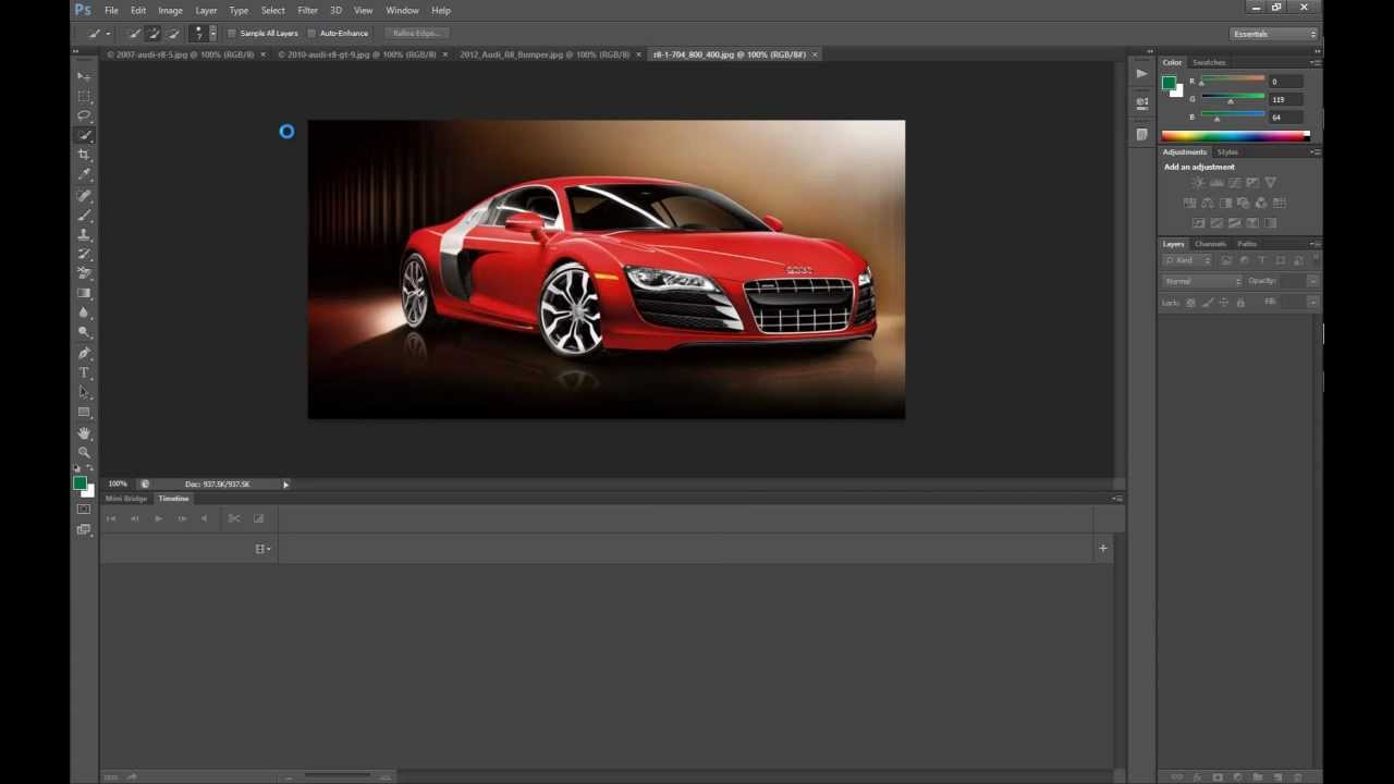 Photoshop CS6, How to make a GIF