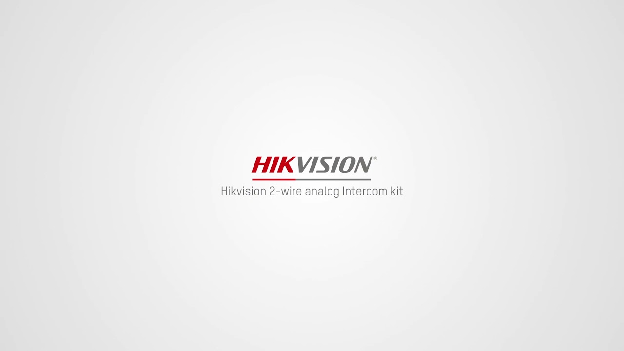 Dvožični video interfonski komplet, DS-KIS101-P, HikVision, kvalitet i savremeni dizain, PREPORUKA!