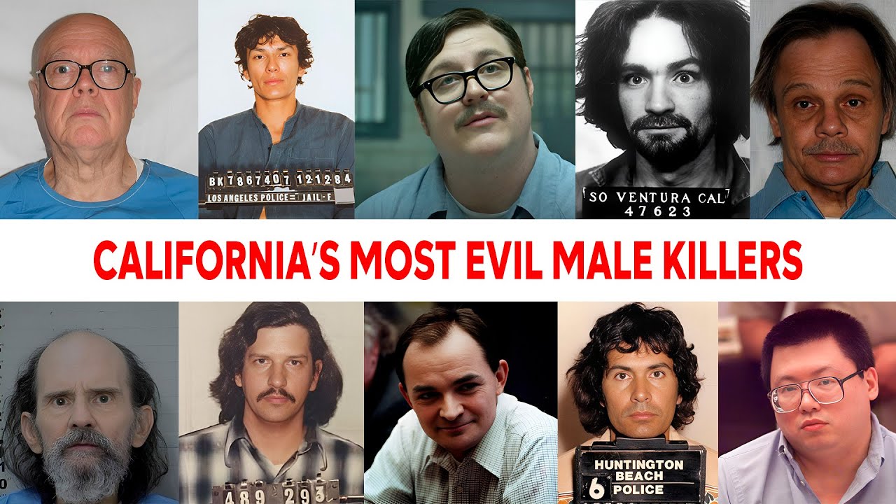 Top 15 MOST EVIL Male Killers From California | True Crime Documentary