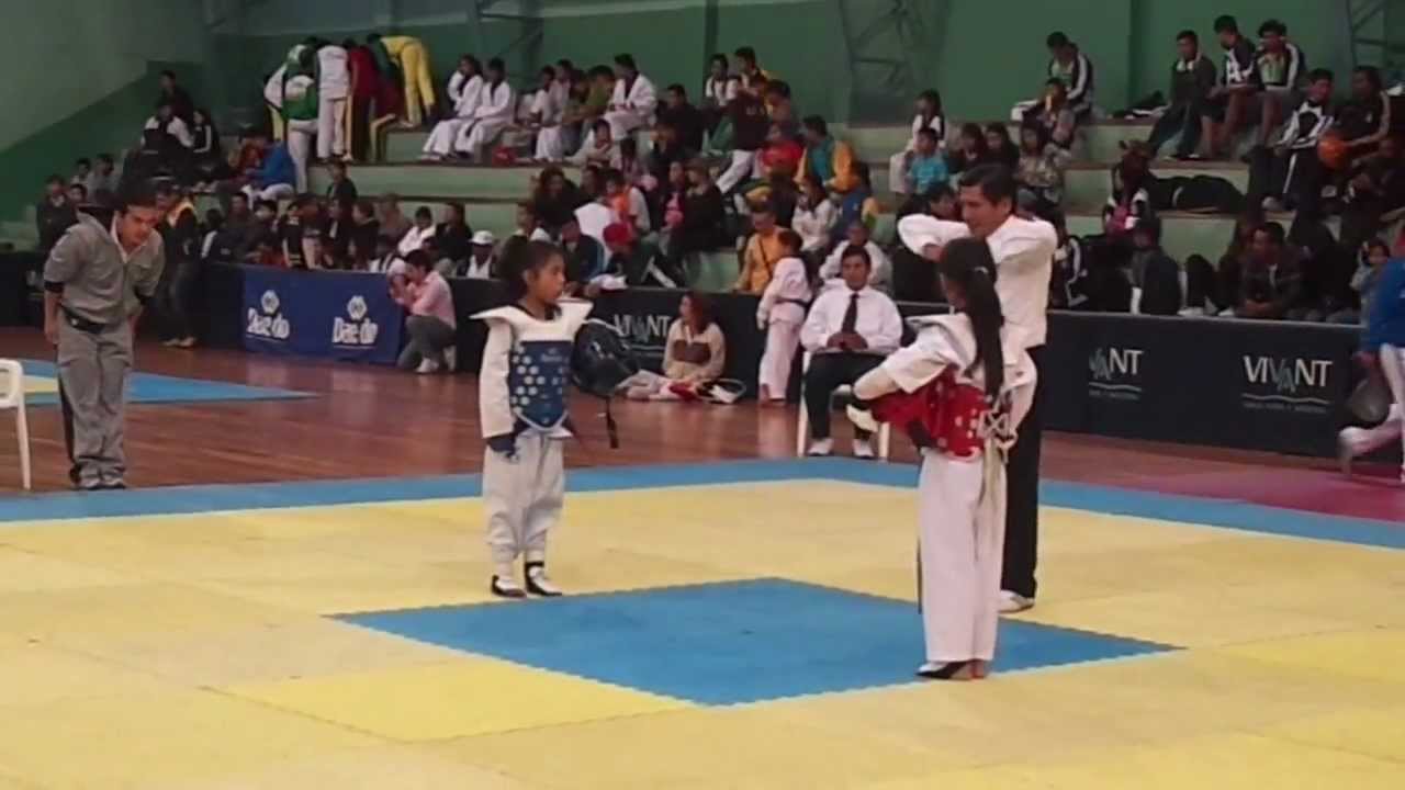 TAEKWONDO INFANTIL PELEA 2 ACADEMIA "DEOS"