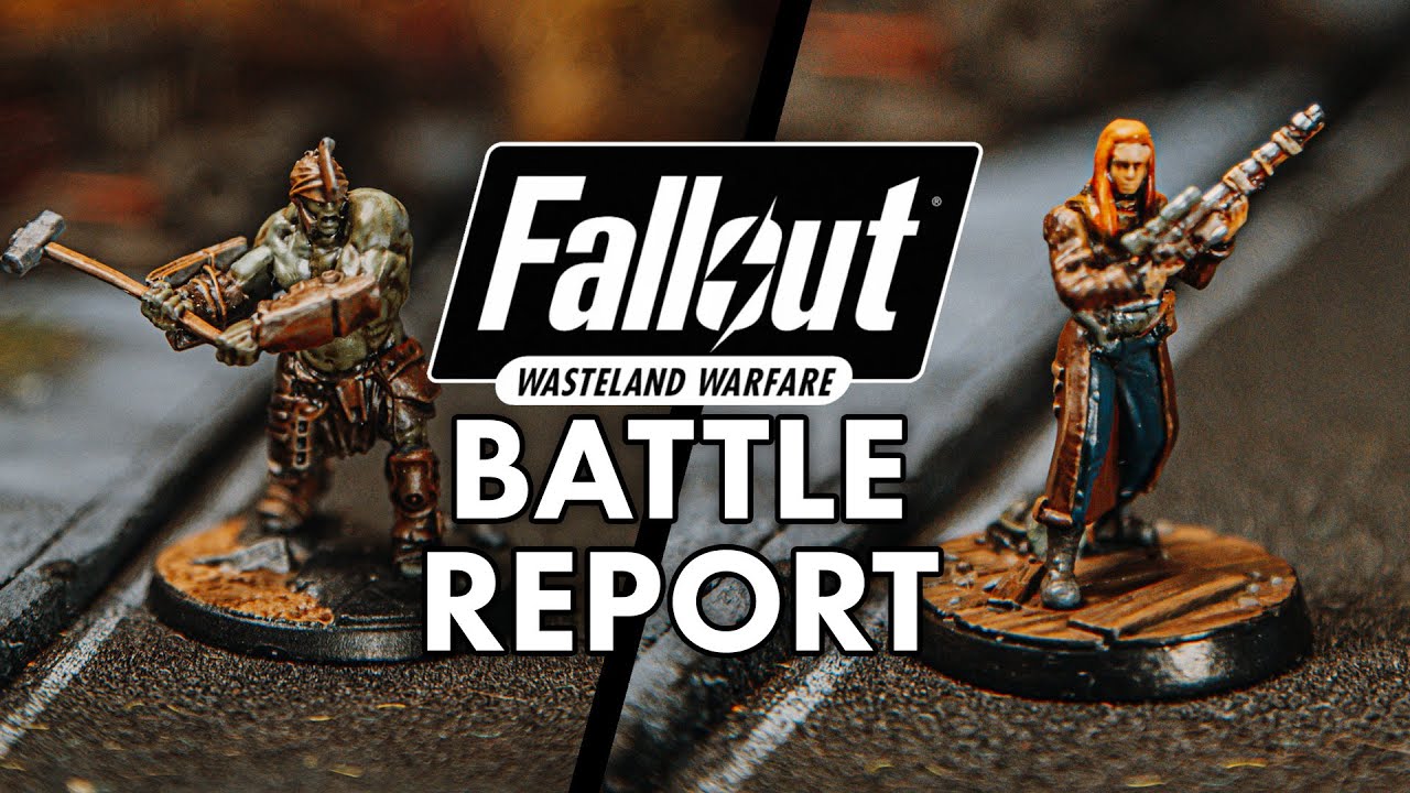 Mutants vs Settlers - Fallout Wasteland Warfare Solo Battle Report