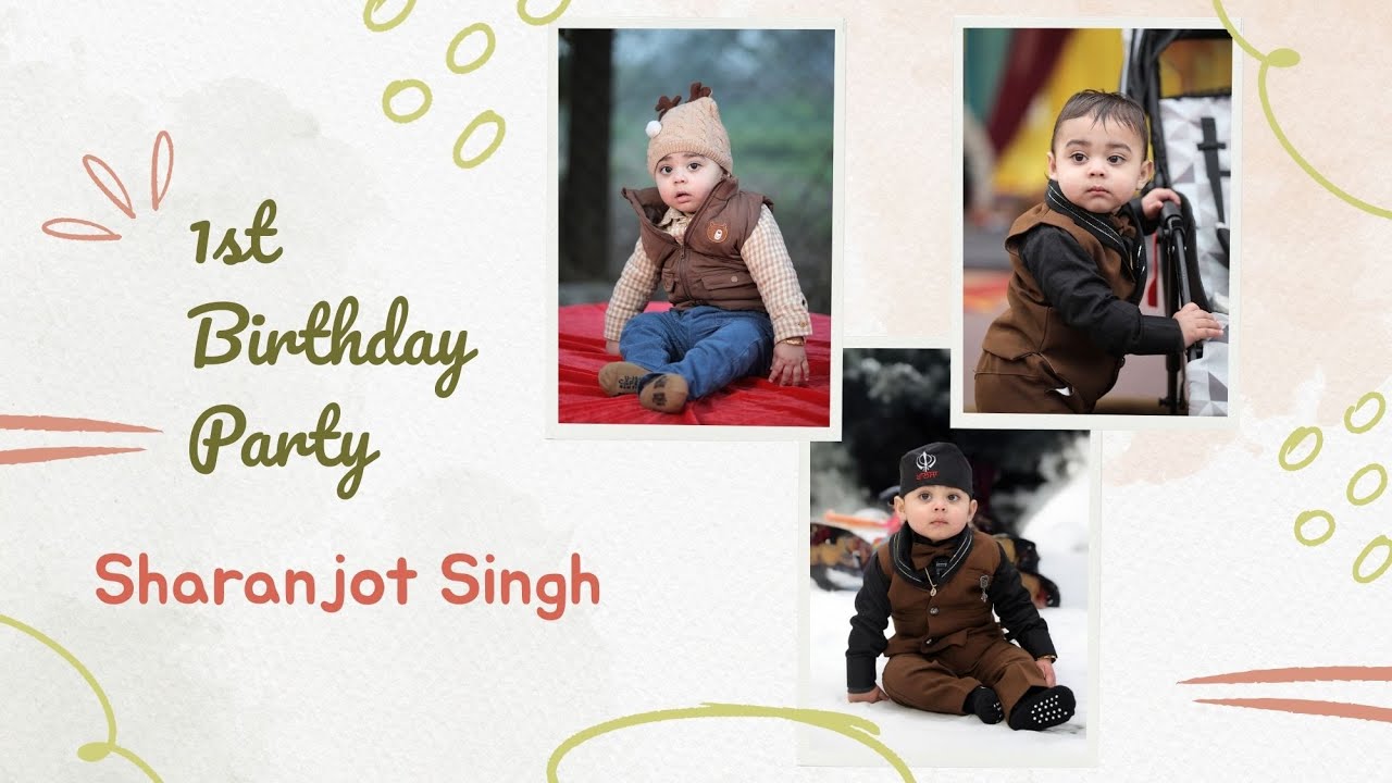 live Sharanjot Singh 1st Birthday Party  { Green Studio Photography Nawanshahr ) 6-2-2026