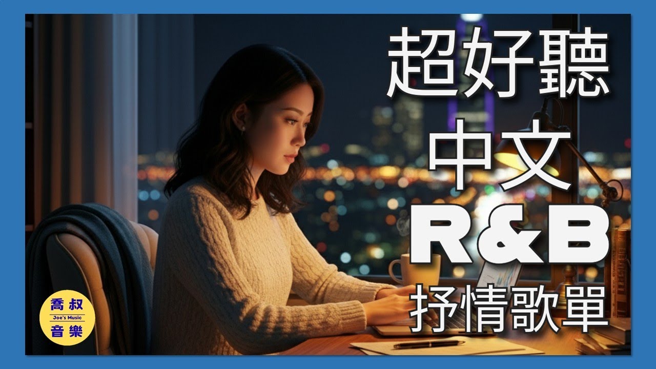 中文 R&B 抒情歌單超好聽，深夜療癒電台II，超適合讀書｜工作｜放鬆 BGM