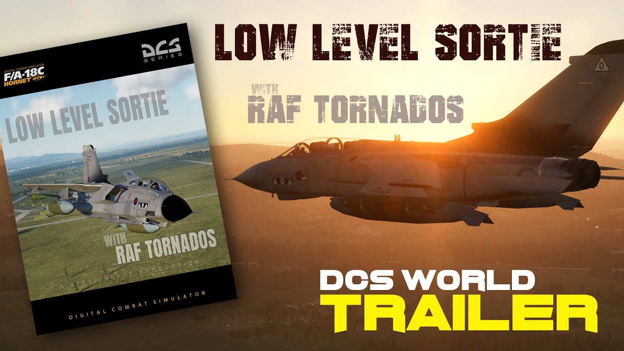 Low Level Sortie with RAF Tornado's - MISSION TRAILER (DCS World)
