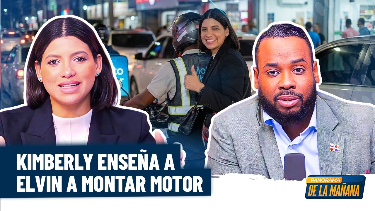 Elvin Castillo llega en Motor; Kimberly le da los trucos para no caerse