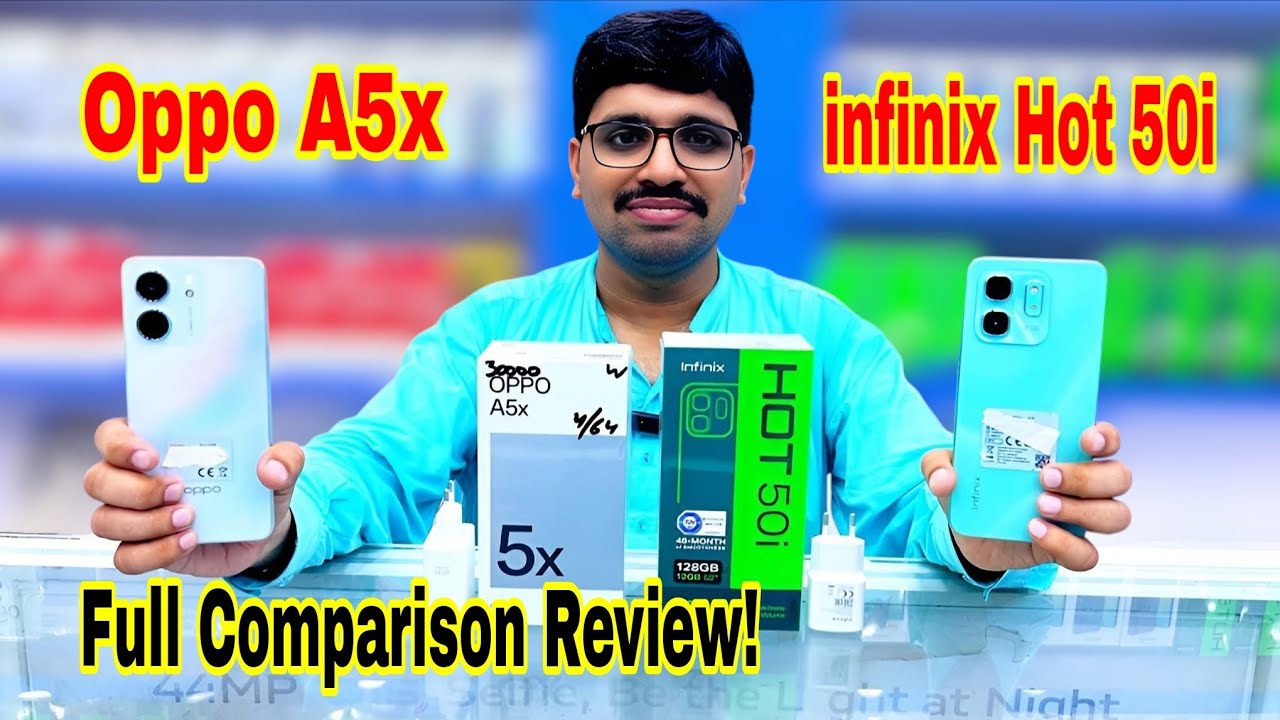 Oppo A5x vs Infinix Hot 50i | Full Comparison Review | brothermobile3020 