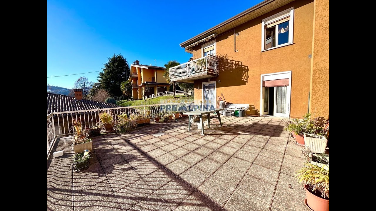 APPARTAMENTO CON GRANDE TERRAZZA VIVIBILE A GANDINO