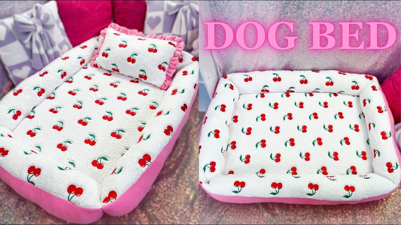 How to sew a dog bed with walls! Beginner friendly!