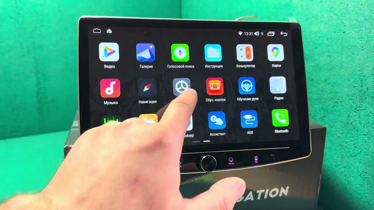 Android магнітола 1Din 4/32 DT400S 10 дюймів