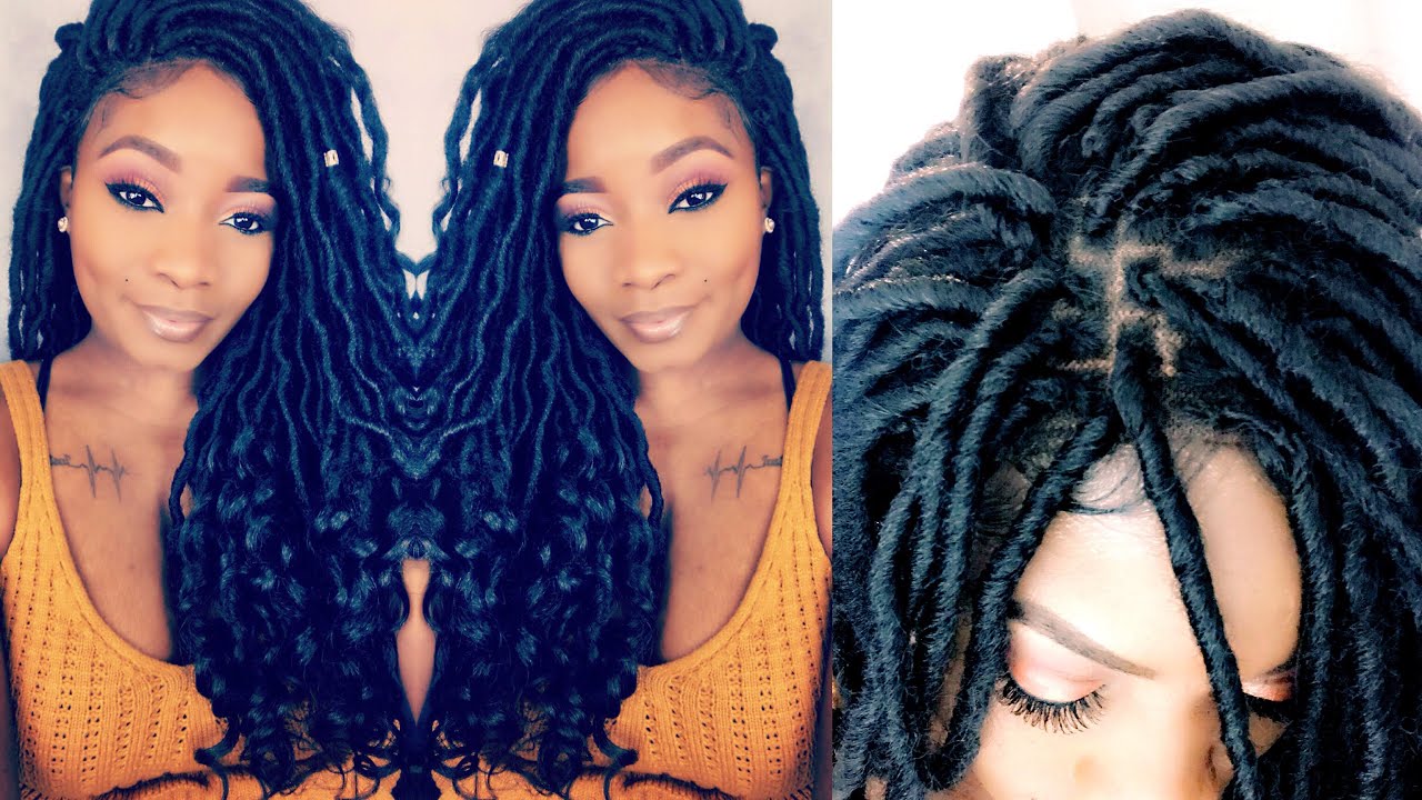 UNDER $80 GODDESS LOCS WIG  | SENSATIONNEL 4x4 SWISS LACE WIG
