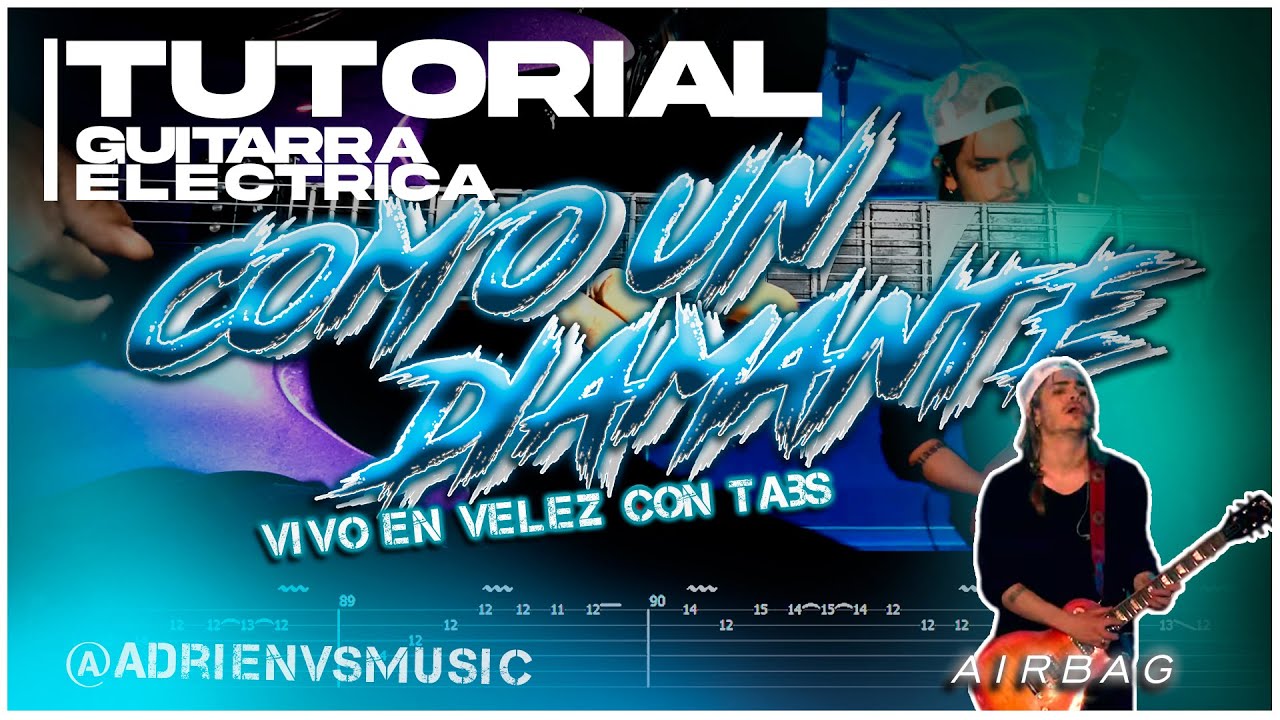 Tutorial Como un Diamante vivo en Velez Airbag - COMPLETO Con tabs