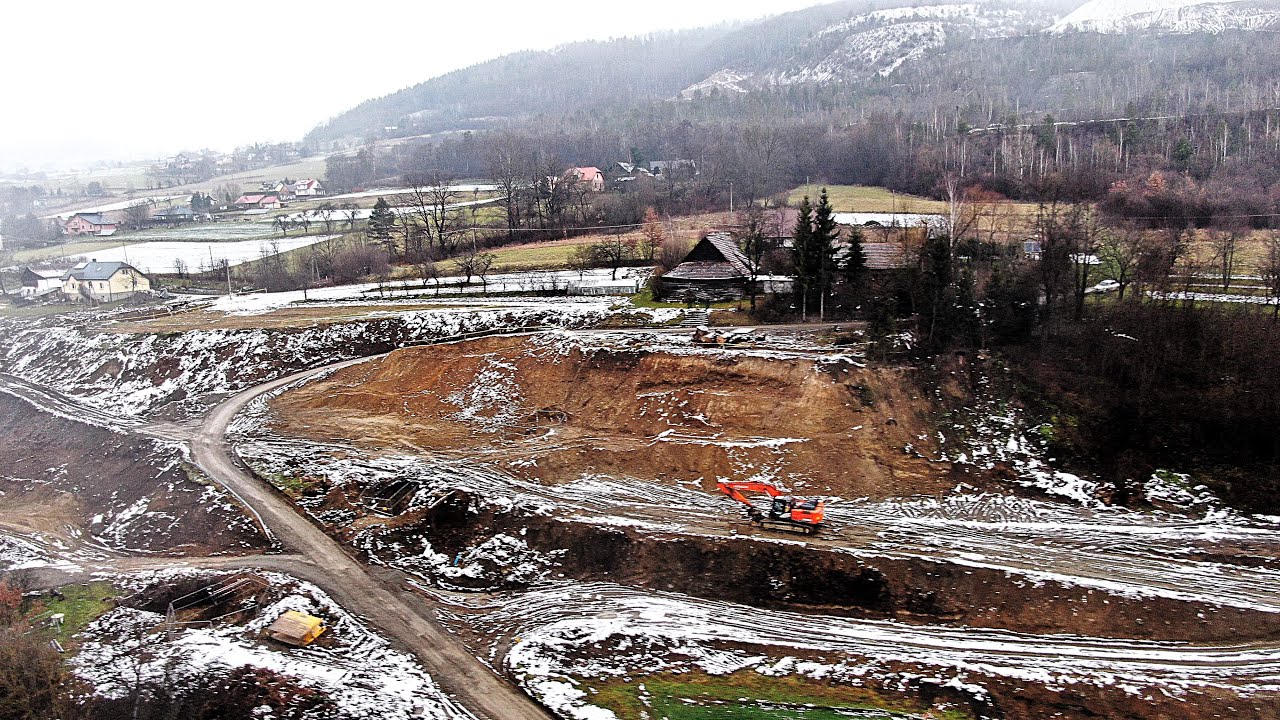 POSTĘPY BUDOWLANE NA LINI KOLEJOWEJ NR 104 ODCINEK KLĘCZANY-CHOMRANICE 23.12.2024. #nowysącz #kolej