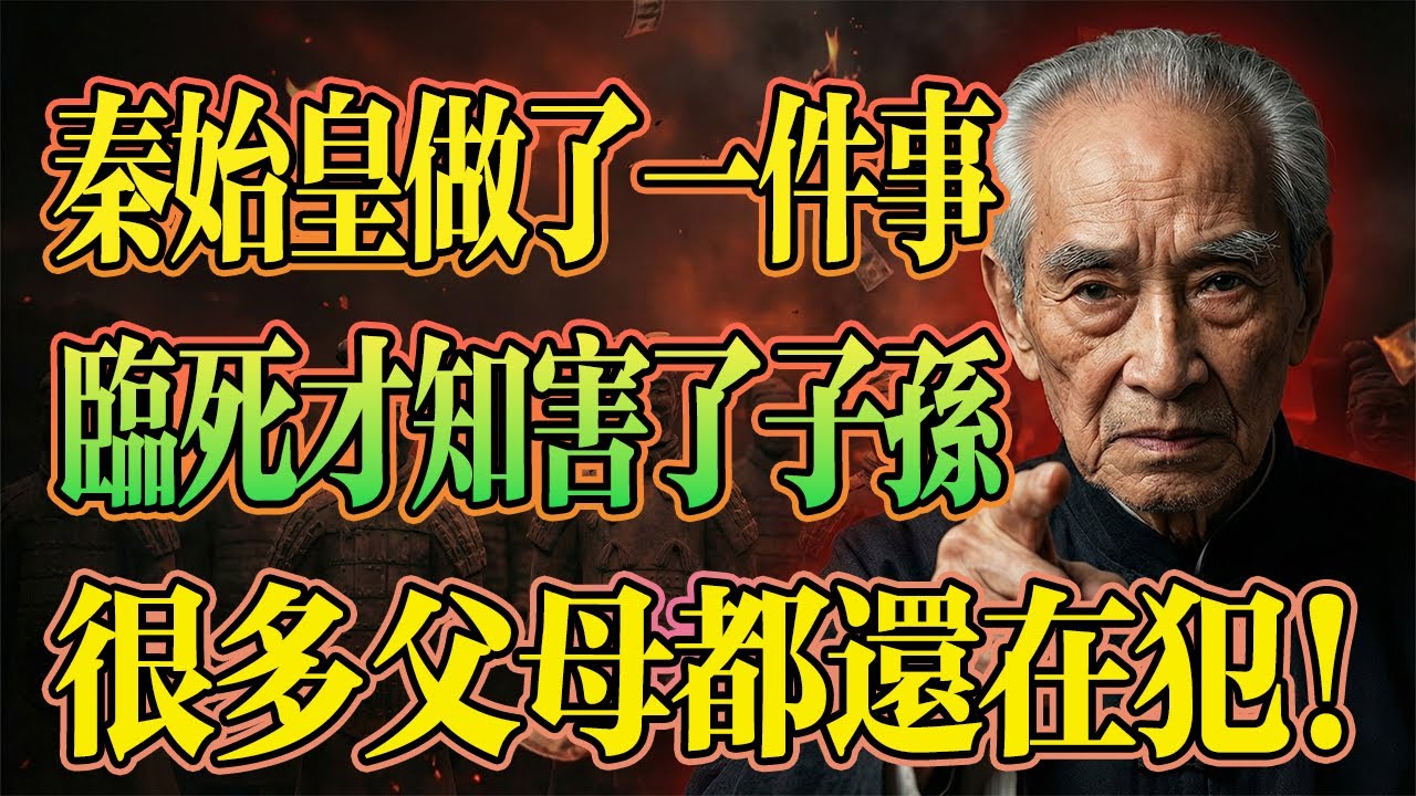 南懷瑾：秦始皇為什麼斷子絕孫？這個因果教訓，每位父母都要看！#南懷瑾 #因果報應 #秦始皇 #家庭風水 #晚年福報