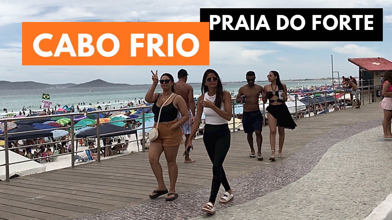 🌊⛱️ CABO FRIO HOJE - PRAIA DO FORTE 18/01/2026 | THINGS TO DO IN BRAZIL 🇧🇷