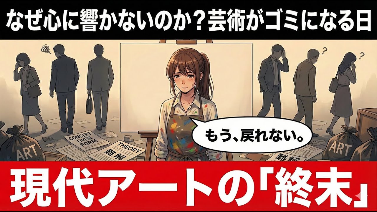 【炎上覚悟】なぜ現代アートは「ただのゴミ」になったのか？これで完璧。難解な現代アートの正体を15分でスッキリ解剖。