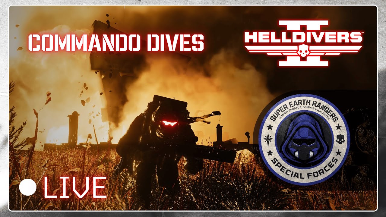 🔴LIVE - Helldivers 2: Ranger SESF Milsim Dives! | Only Commando Missions!