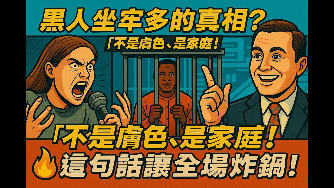 「黑人犯罪多是因為單親家庭」這句話你同意嗎？😳還是種族歧視？🔥現場大對決