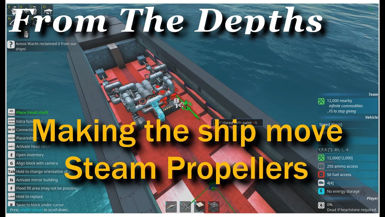 From the Depths Steam Engines make my ships move