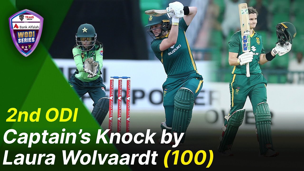 Skipper Laura Wolvaardt&rsquo;s Classy 100 | Pakistan W vs South Africa W | 2nd ODI, 2025 | PCB | M201U